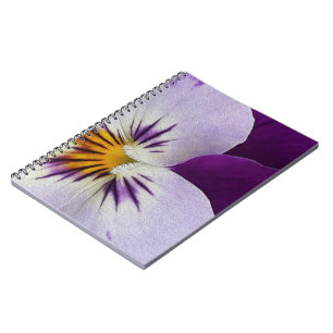 Caderno Espiral Corte branco púrpura