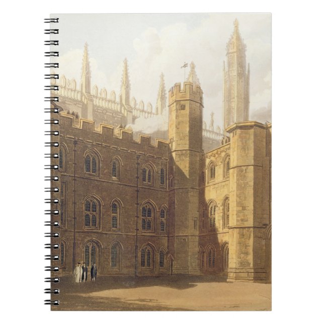 Caderno Espiral Corte da Faculdade do rei, Cambridge, 'do Hist (Frente)
