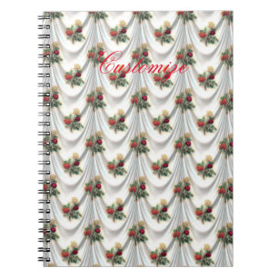 Caderno Espiral Cortina de rosa vermelha Thunder_Cove