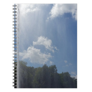 Caderno Espiral cortina no lago