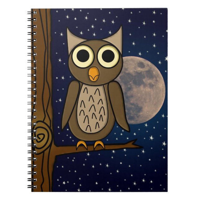 Caderno Espiral Coruja (Frente)