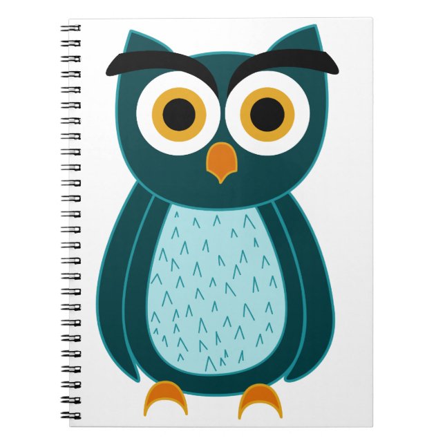 Caderno Espiral Coruja (Frente)