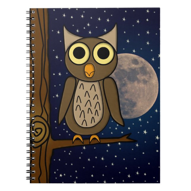 Caderno Espiral coruja (Frente)