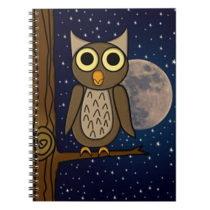 Caderno Espiral coruja