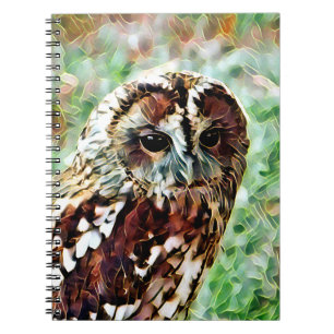 CADERNO ESPIRAL CORUJA