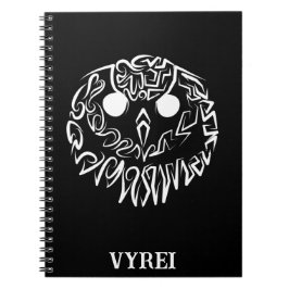 Caderno Espiral Coruja Branca e Negra