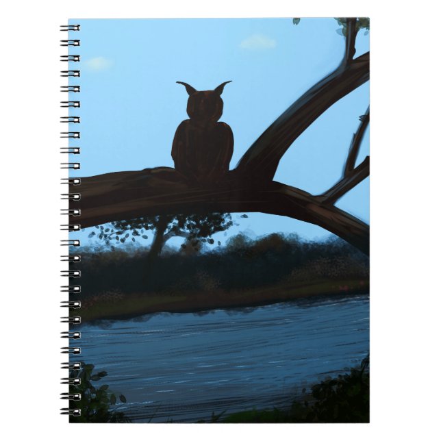 Caderno Espiral Coruja de Notebook Espiral (Frente)