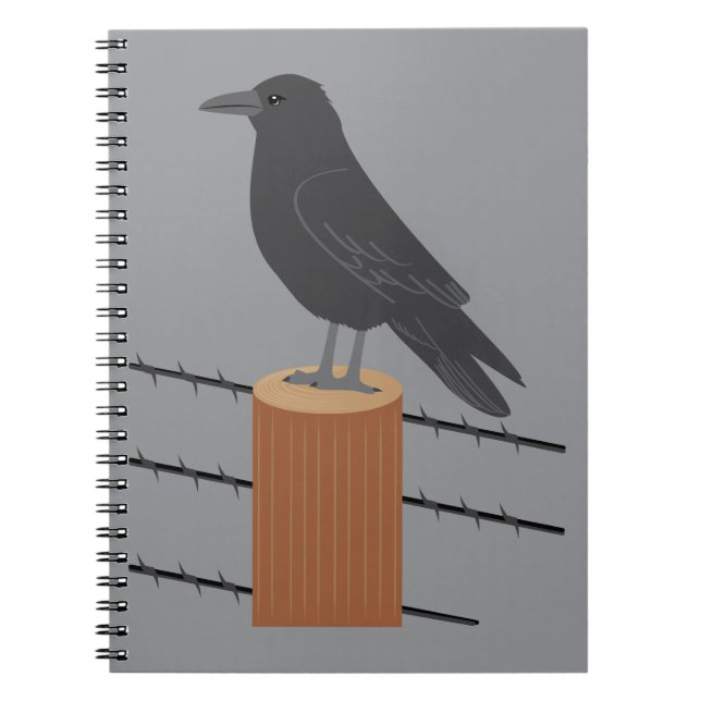 Caderno Espiral Corvo (Frente)