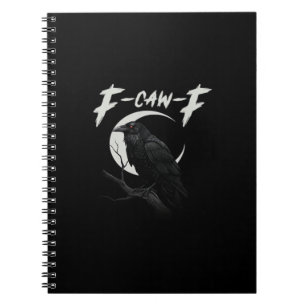 Caderno Espiral Corvo Engraçado Essencial Criativo Casual