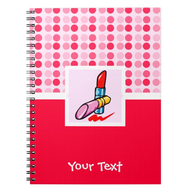 Caderno Espiral Cosméticos cúbicos (Frente)