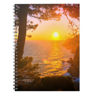 Caderno Espiral Costa, luz da noite
