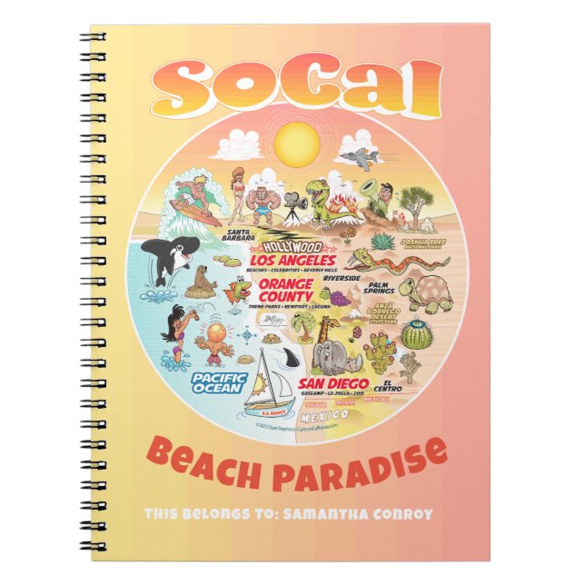 Caderno Espiral Costume SoCal (Frente)