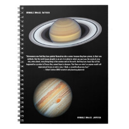Caderno Espiral Cotação Hubble Júpiter e Saturno Cientista