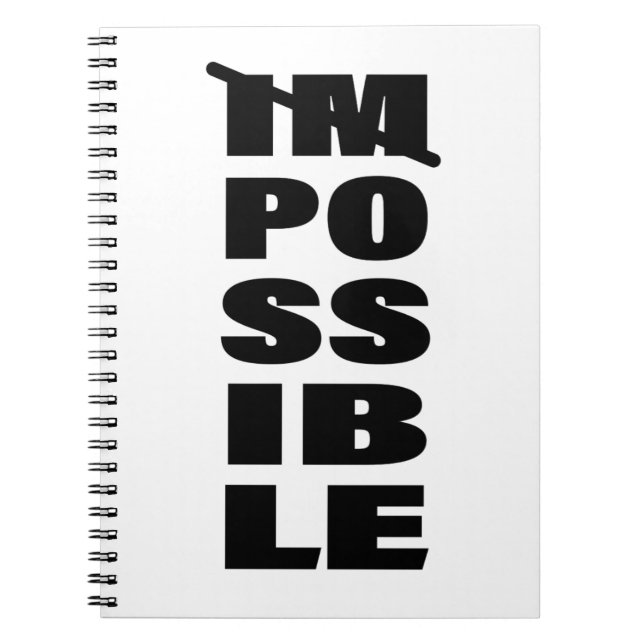 Caderno Espiral Cotações Sem Fim Inspiração (Frente)