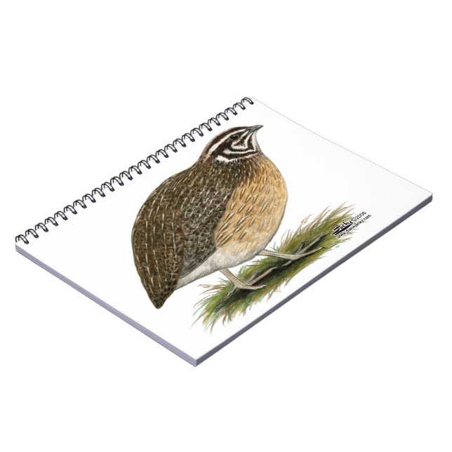 Caderno Espiral Coturnix Pharaoh Quail (Left Side)