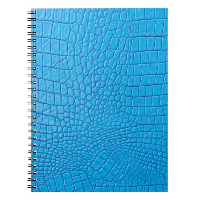 Caderno Espiral Couro azul-céu (Frente)