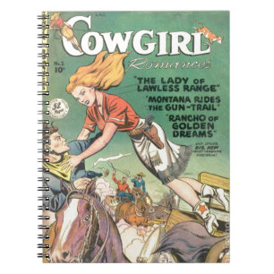 Caderno Espiral Cowgirl a saltar