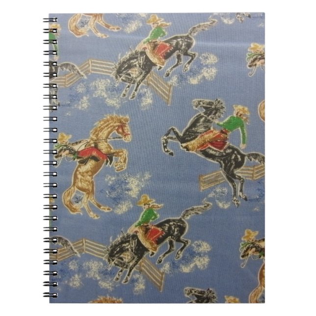 Caderno Espiral Cowgirl Bronc Rider (Frente)