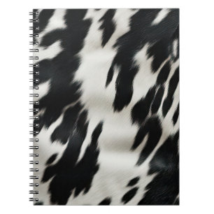 Caderno Espiral Cowhide da Fazenda Ocidental