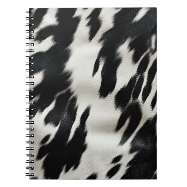 Caderno Espiral Cowhide da Fazenda Ocidental (Frente)