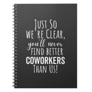 Caderno Espiral Coworker Goodbye   Deslocamento de Colaboradores  