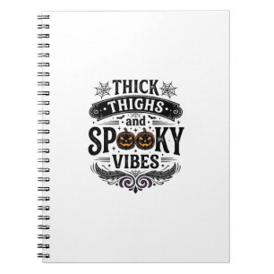 Caderno Espiral Coxas Grossas Vibrações Assustadoras Design de Cam
