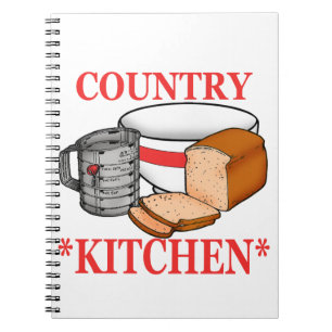 Caderno Espiral cozinha country 2