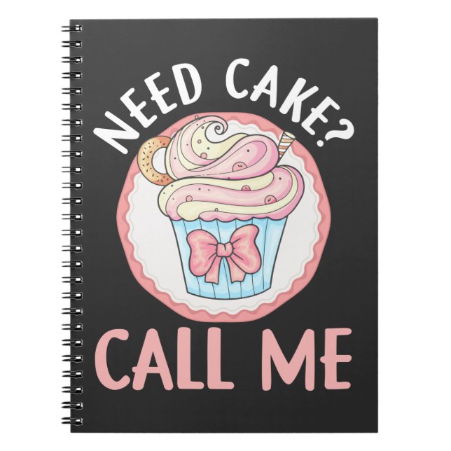 Caderno Espiral Cozinha-Cupcake-doce-pastelaria-pastelaria (Frente)