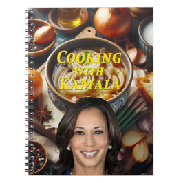 Caderno Espiral Cozinhando com Kamala
