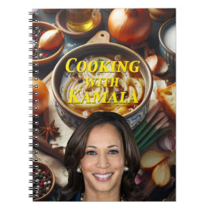 Caderno Espiral Cozinhando Com Kamala