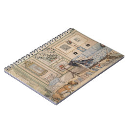 Caderno Espiral Cozy Corner (por Carl Larsson)