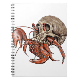 CADERNO ESPIRAL CRAB DE CRÂNIO