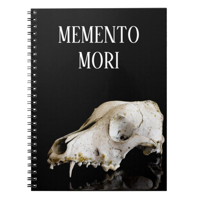 Caderno Espiral Crânio animal (Frente)
