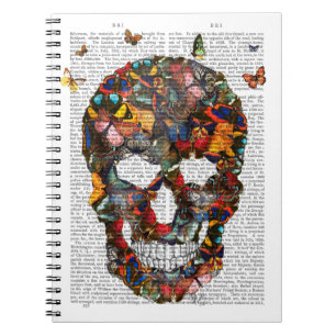 Caderno Espiral Crânio da Borboleta