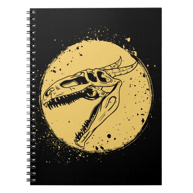Caderno Espiral Crânio de Dragão (Frente)