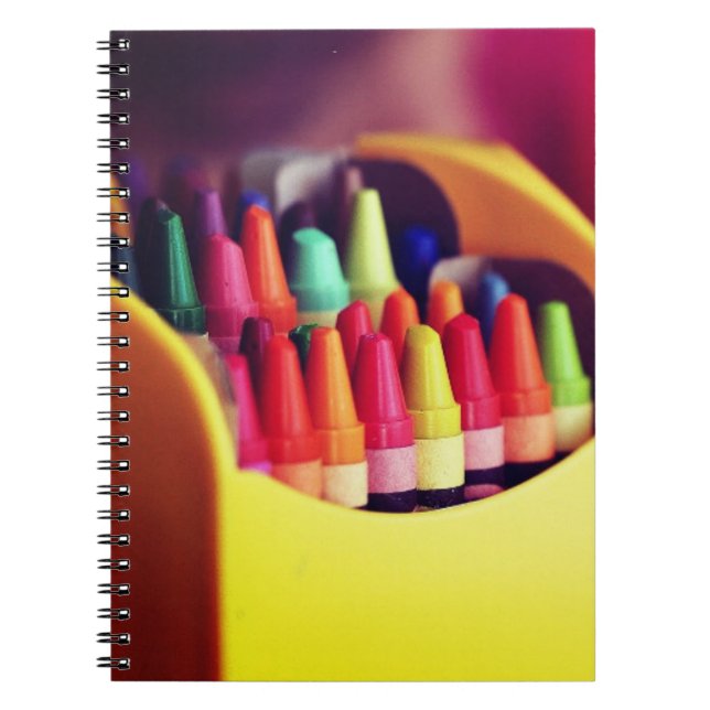 Caderno Espiral Crayons (Frente)