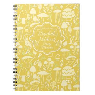 Caderno Espiral Creme de mostarda
