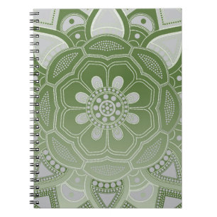 Caderno Espiral Criação de Mandala, todos os pontos para um 5