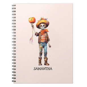 Caderno Espiral Criança Zombie Adorável - Halloween Fofo (3)