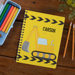 Caderno Espiral Crianças Construtoras de Automóveis, Carros Person