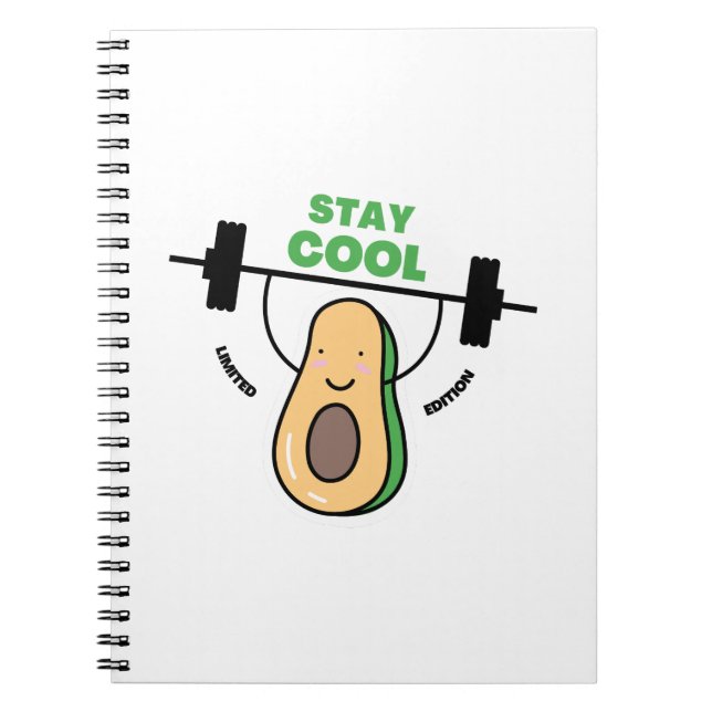 Caderno Espiral crianças engraçadas permanecem legais para a escol (Frente)