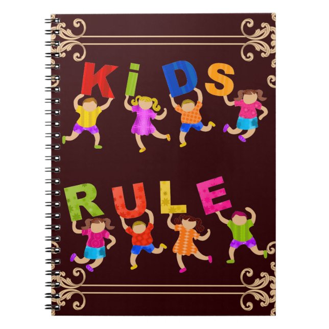 Caderno Espiral Crianças Regem (Frente)