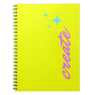 Caderno Espiral criar bloco de notas