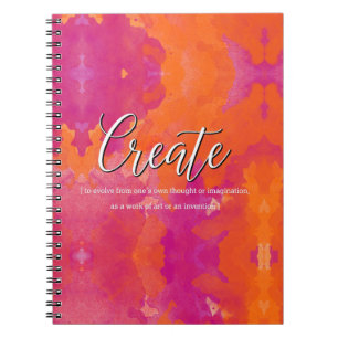Caderno Espiral Criar o design inspirado