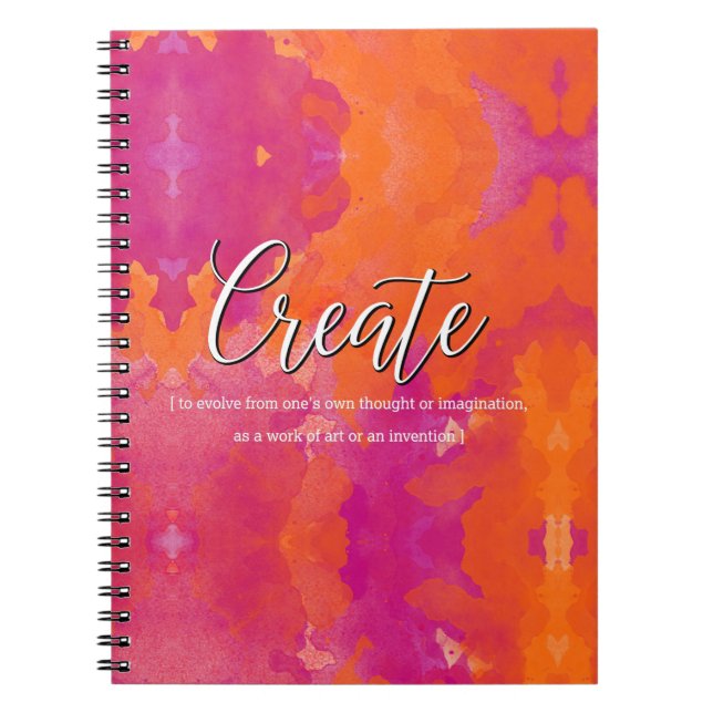 Caderno Espiral Criar o design inspirado (Frente)