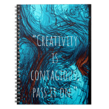 Criatividade é contagiante passar no notebook