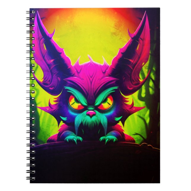 Caderno Espiral Criatura Louca (Frente)