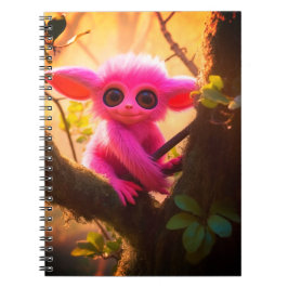 Caderno Espiral Criatura Rosa
