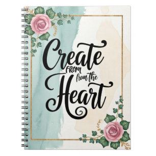 Caderno Espiral Crie com o Coração