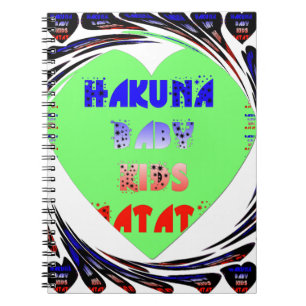 Caderno Espiral Crie seu próprio Design de bebê do coração luminos